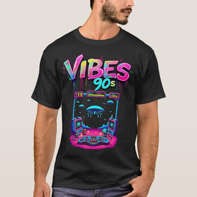 Retro Arcade Rhythm  T-Shirt (Front)