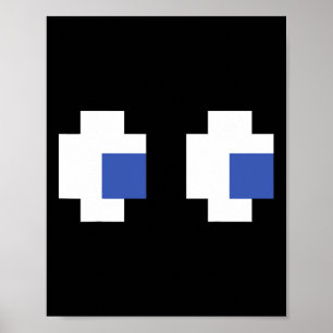 Retro Arcade Video Game Ghost 2 Poster