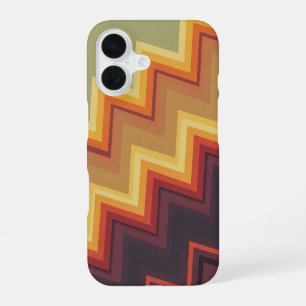 Retro Arcade Zigzag iPhone 16 Case
