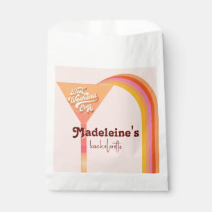Retro Arch Vintage Sunset Abstract Bachelorette Favour Bag