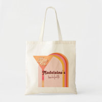 Retro Arch Vintage Sunset Abstract Bachelorette