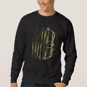 Retro Archery Archer Crossbow Arrow Present Sweatshirt