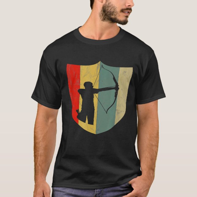Retro Archery Bow S T-Shirt (Front)