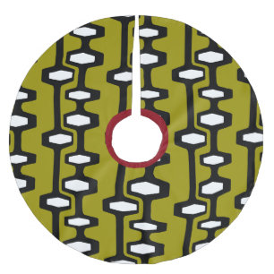 Retro Architecture Brushed Polyester Tree Skirt