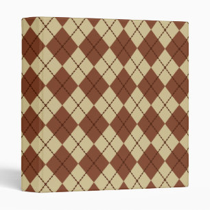 Retro Argyle Binder