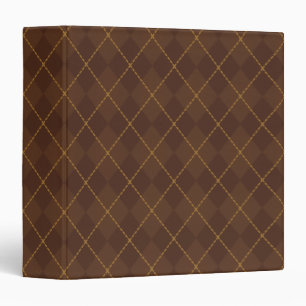 Retro Argyle Binder