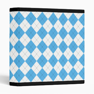 Retro Argyle Binder