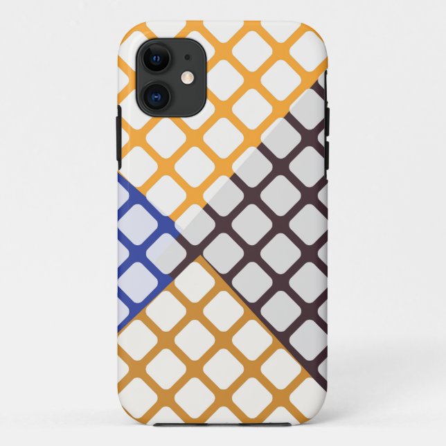 Retro Argyle Case-Mate iPhone Case (Back)