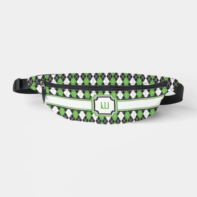 Retro Argyle Fanny Pack (Front)