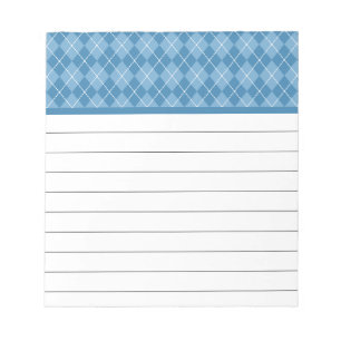 Retro Argyle Notepad