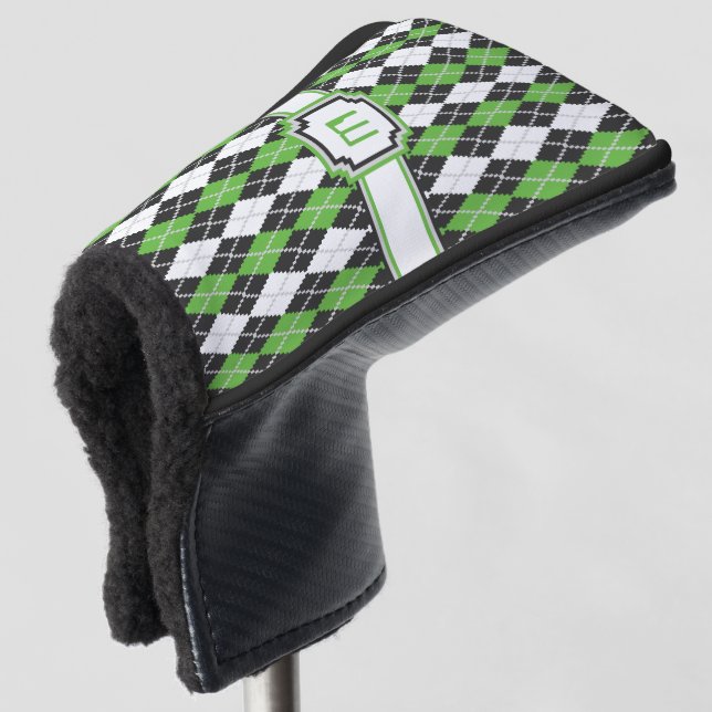 Retro Argyle Putter Cover (3/4 Front)