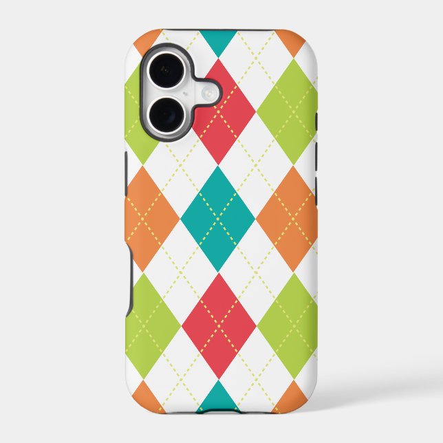 Retro Argyle Trendy Multi (Back)