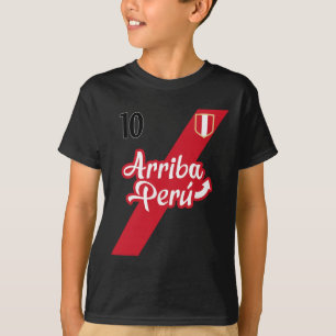 Retro Arri Peru Soccer Jersey 10 Peruvian Futbol G T-Shirt
