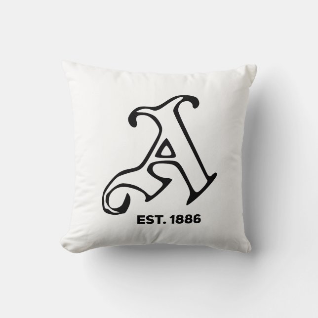Retro Arsenal  Throw Pillow (Front)