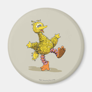 Retro Art Big Bird Magnet