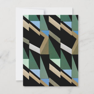 Retro Art Deco Vintage Diamond Triangle Patterns