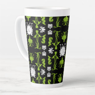 Retro Art Nouveau Home Decor Prints Latte Mug