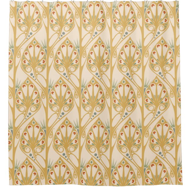 Retro art nouveau illustration pattern (Front)