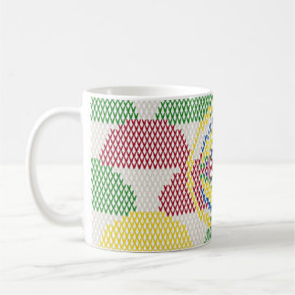 Retro Art Nouveau Pattern Coffee Mug