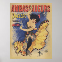 Retro Art Nouveau, Spanish Flamenco Dancer
