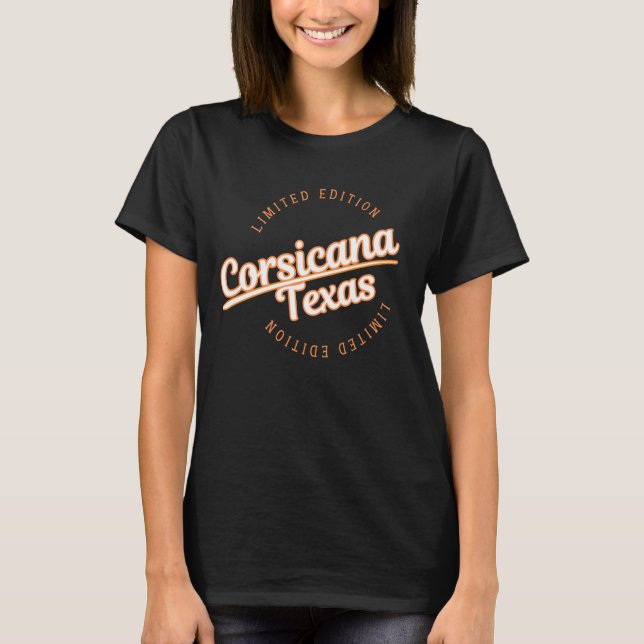 Retro Athletic Corsicana TX Apparel T-Shirt (Front)