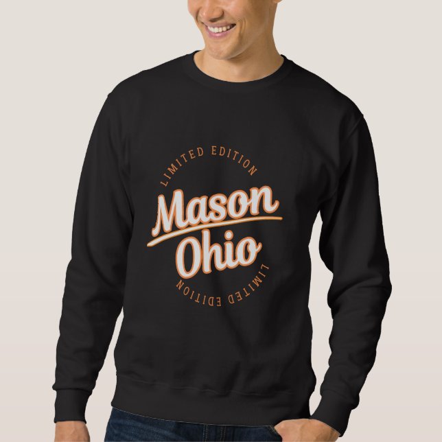 Retro Athletic Mason OH Apparel Sweatshirt (Front)