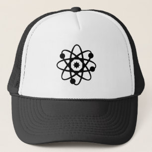 Retro Atom Symbol Trucker Hat