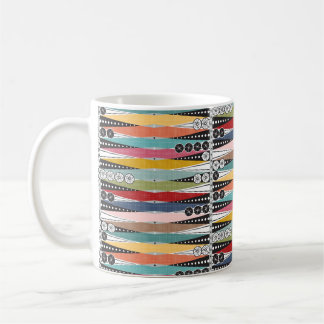Retro Atomic Age Backgammon  Coffee Mug