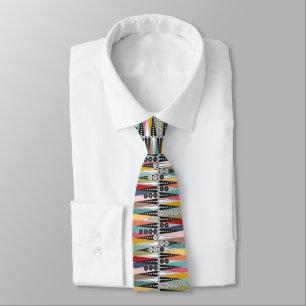 Retro Atomic Age Backgammon  Tie