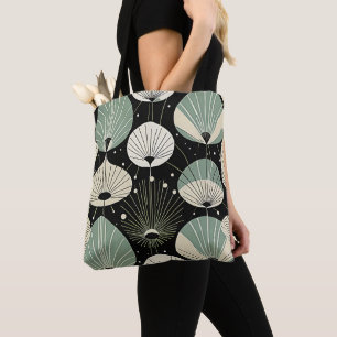 Retro Atomic Age Minimal Modern Pattern  Tote Bag