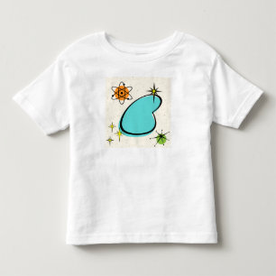Retro Atomic Boomerang and Starbursts T-Shirt