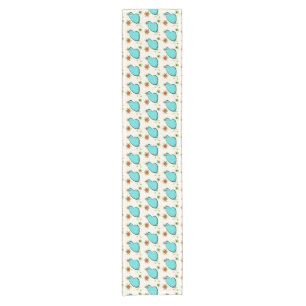 Retro Atomic Boomerang and Starbursts Table Runner
