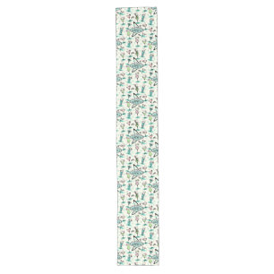 Retro Atomic Cocktails Long Table Runner