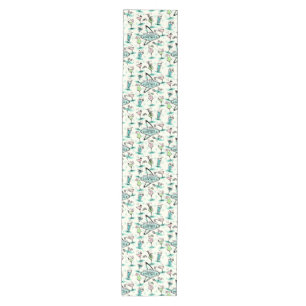 Retro Atomic Cocktails Medium Table Runner