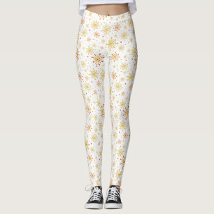 Retro Atomic Mid-Century Modern Custom  Leggings