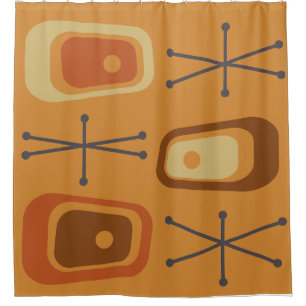 Retro Atomic Space Age Orange