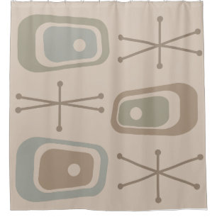Retro Atomic Space Age Soft Neutral Colours