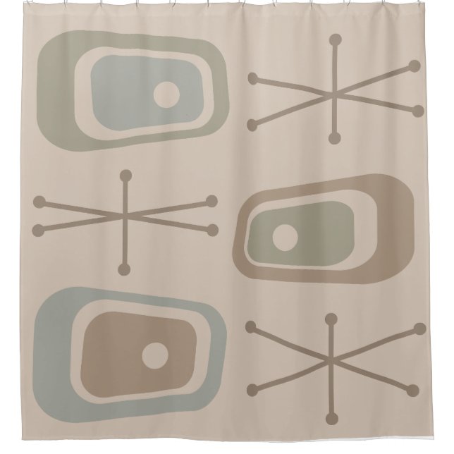 Retro Atomic Space Age Soft Neutral Colours (Front)