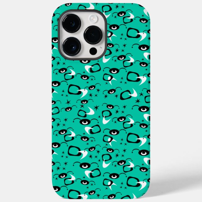 Retro Atomic Spiders Case-Mate iPhone Case (Back)