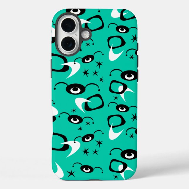 Retro Atomic Spiders Case-Mate iPhone Case (Back)