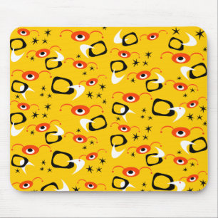 Retro Atomic Spiders Mouse Pad