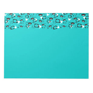 Retro Atomic Spiders Notepad