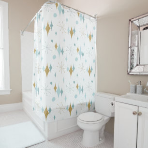 Retro Atomic Starburst Mid Century Pattern