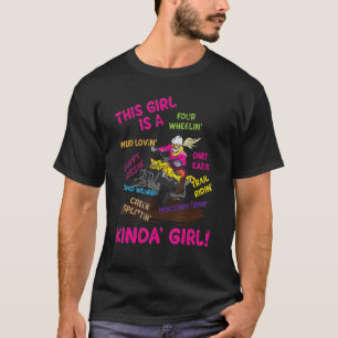 Retro ATV Quad Biking Saying ATV Girl Quad Bikin T-Shirt