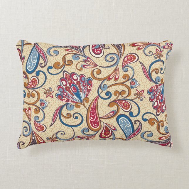 Retro Audio Cassette: 90s Wallpaper Accent Pillow (Front)