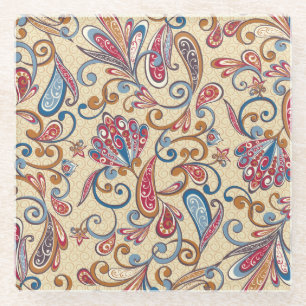 Retro Audio Cassette: 90s Wallpaper Glass Coaster