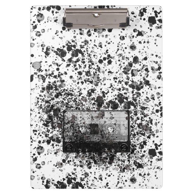 Retro Audio Cassette Clipboard (Front)