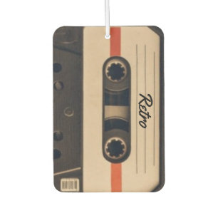 Retro Audio Cassette Custom Name Air Freshener