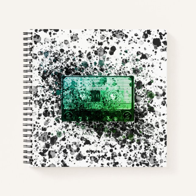 Retro Audio Cassette Notebook (Front)