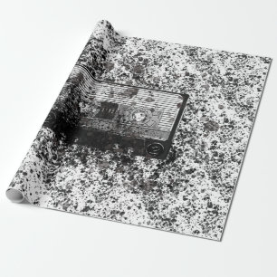 Retro Audio Cassette Wrapping Paper